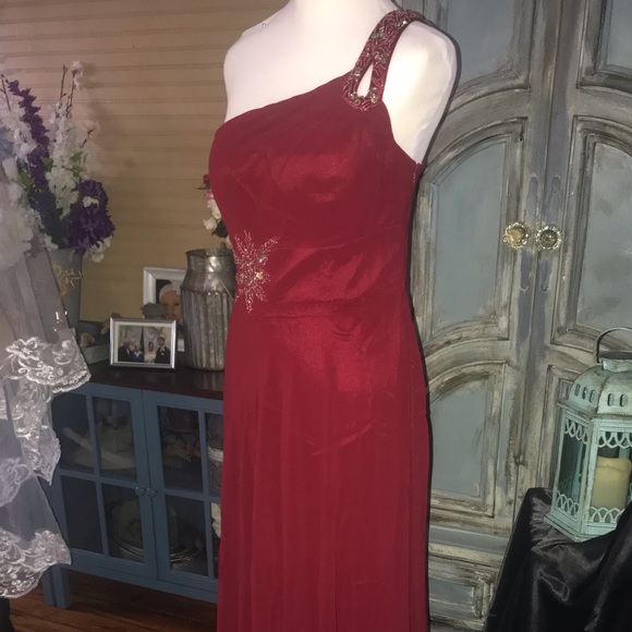 NWT burgundy EVERPRETTY dress size10 - Picture 2 of 8
